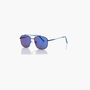 Lee Cooper Polarized 54MM Blue Mirror Round Sunglasses